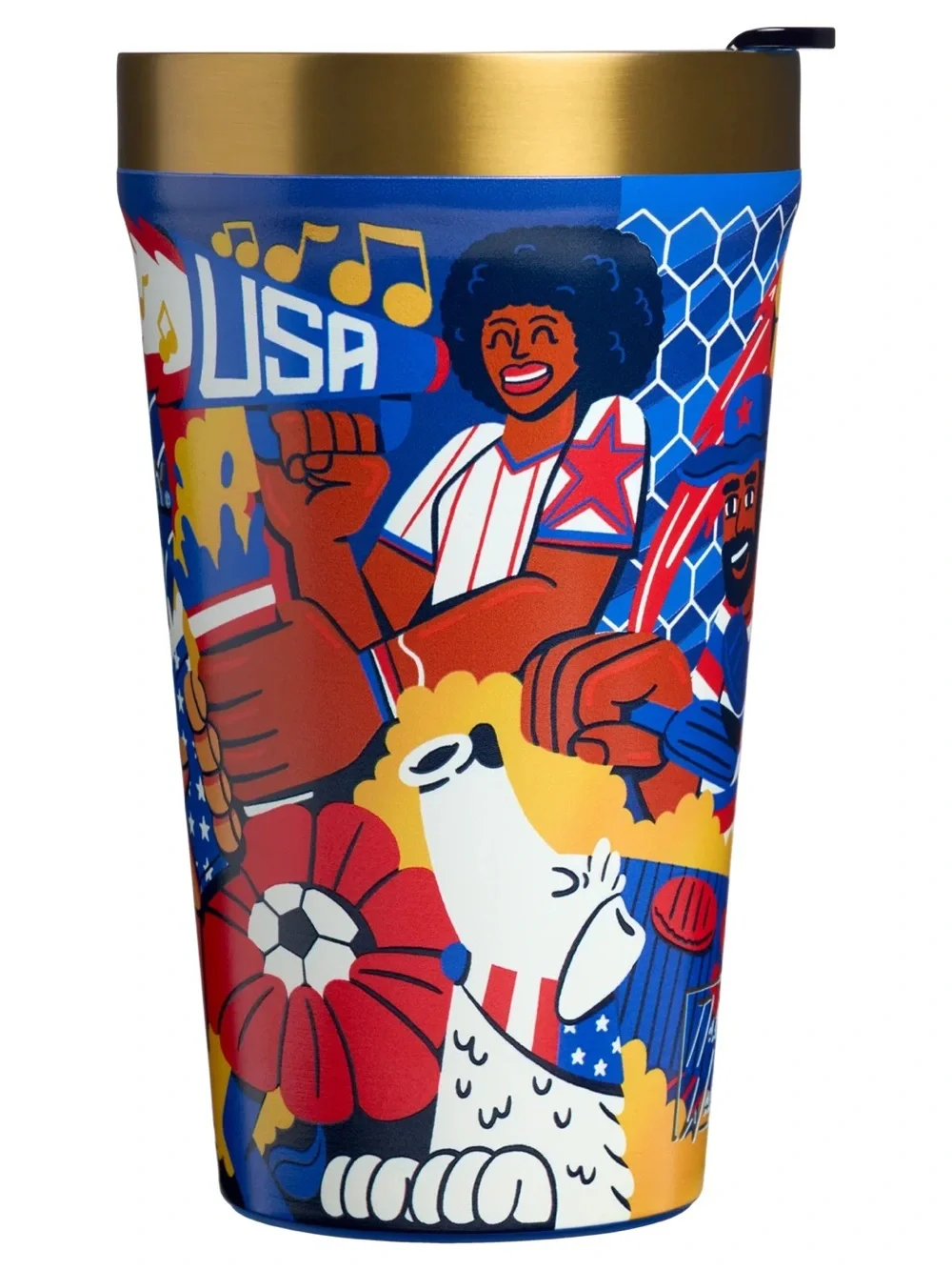The Fútbol Artist Collection Everyday Tumbler | 16 OZ USA - Picture 3 of 10